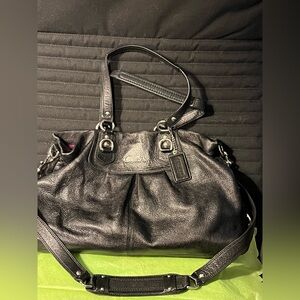 COACH day purse with shoulder strap